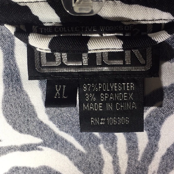 Zebra Berek XL Jacket with fabulous accents - Picture 2 of 8